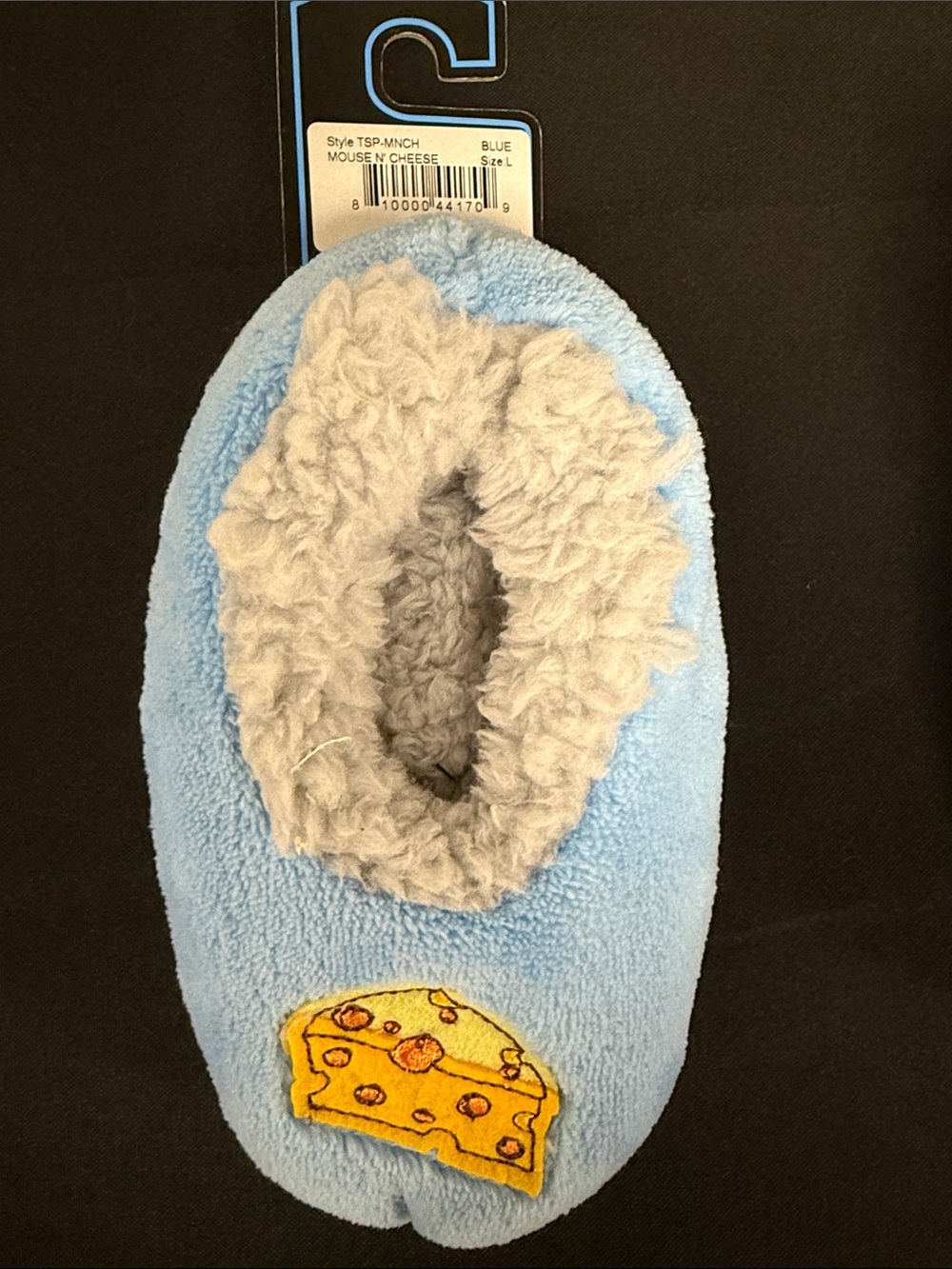Snoozies! Toddlers Blue Plush Slip-On Slippers - Picture 4 of 5